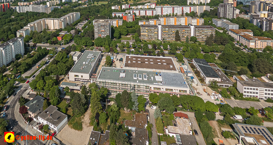 07.06.2023 - Baustelle zur Grundschule am Karl-Marx-Ring in Neuperlach
